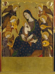 Virgen Amamantando al Niño